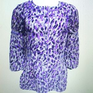 Mathew Williamson Impulse Blouse Leopard new